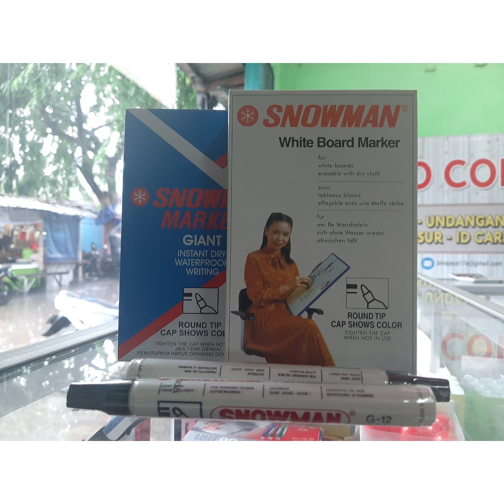 

spidol snowman, spidol papan tulis, spidol white board