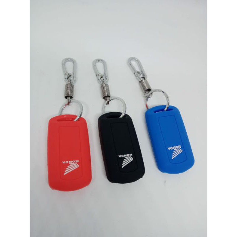 Paket gantungan dan silikon cover remote keyless honda VARIO 150 scoopy 2021 clik 150