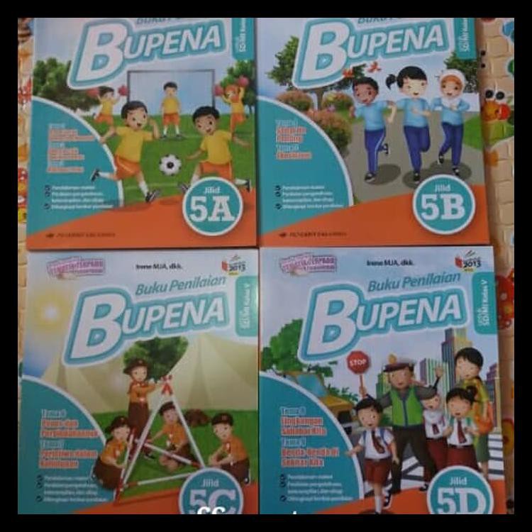 1 Paket Lengkap Bupena Kelas 5 Sd/Mi Bk Penilaian K13 Revisi Erlang Kode 343