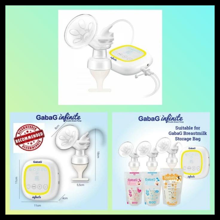Pumping Gabag Infinite Electric Breastpump Pompa Asi Double Elektrik
