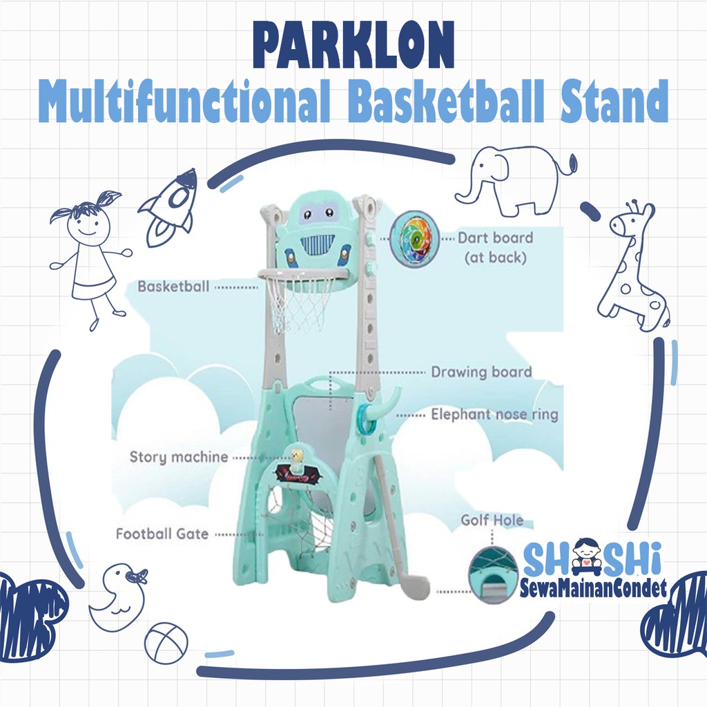 Sewa Parklon Multifunctional Basketball Stand