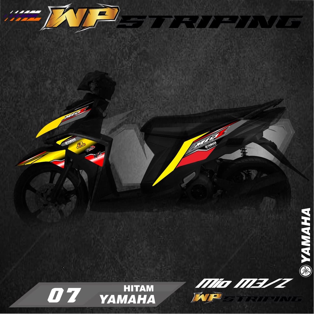 Stiker Striping MIO M3 / MIO Z / Sticker Variasi List Skotlet Motor Yamaha MIO M3 / MIO Z 07