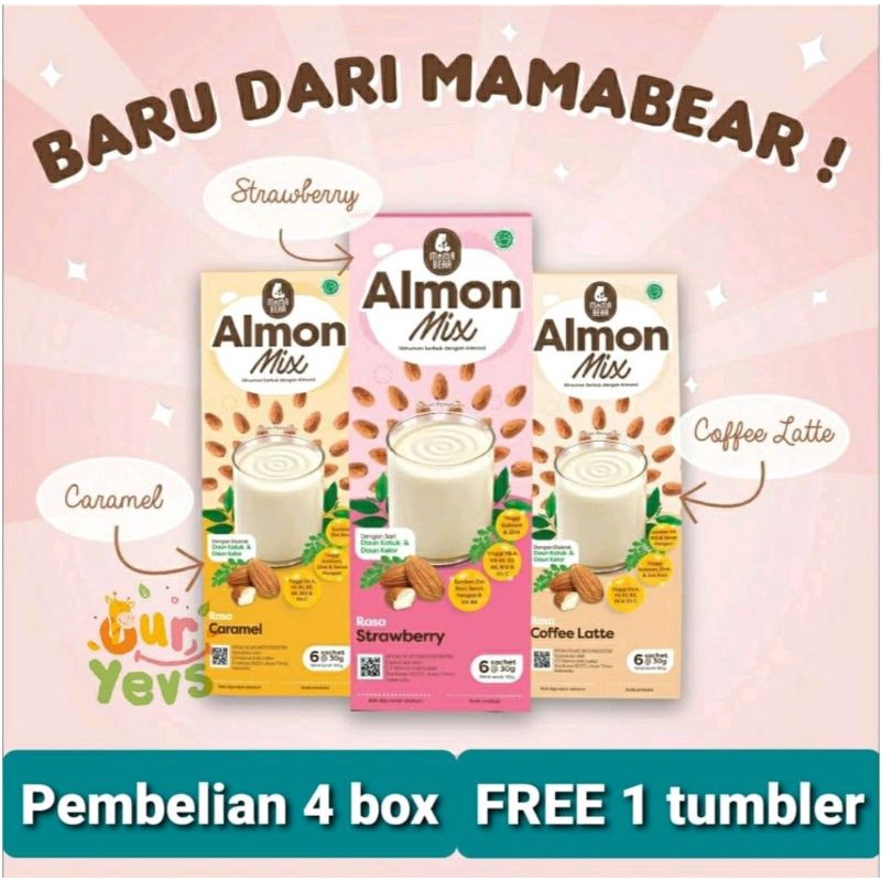 almon Mix Mamabear Booster Asi isi 6 sachet