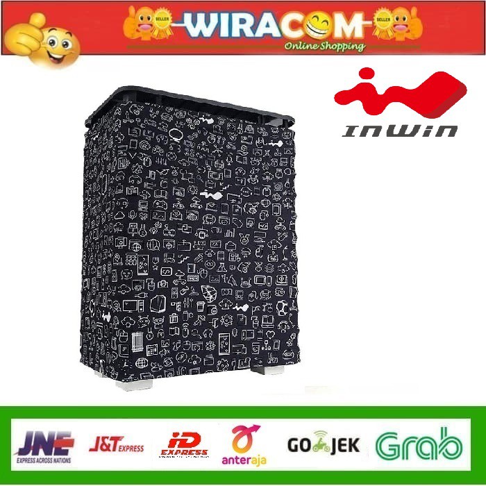 InWin ALICE Totem Cloth - Grey Top - ATX Casing Komputer