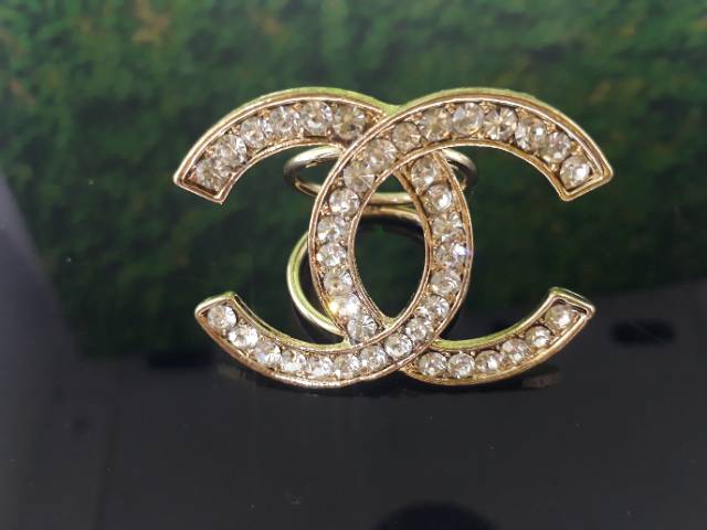 Ring hijab permata bros cincin ukuran medium cantik murah unik