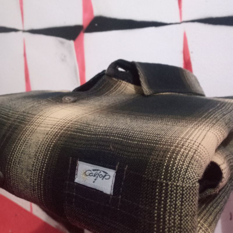 CalTop LS Ombre Check Veterano Brown x Khaki