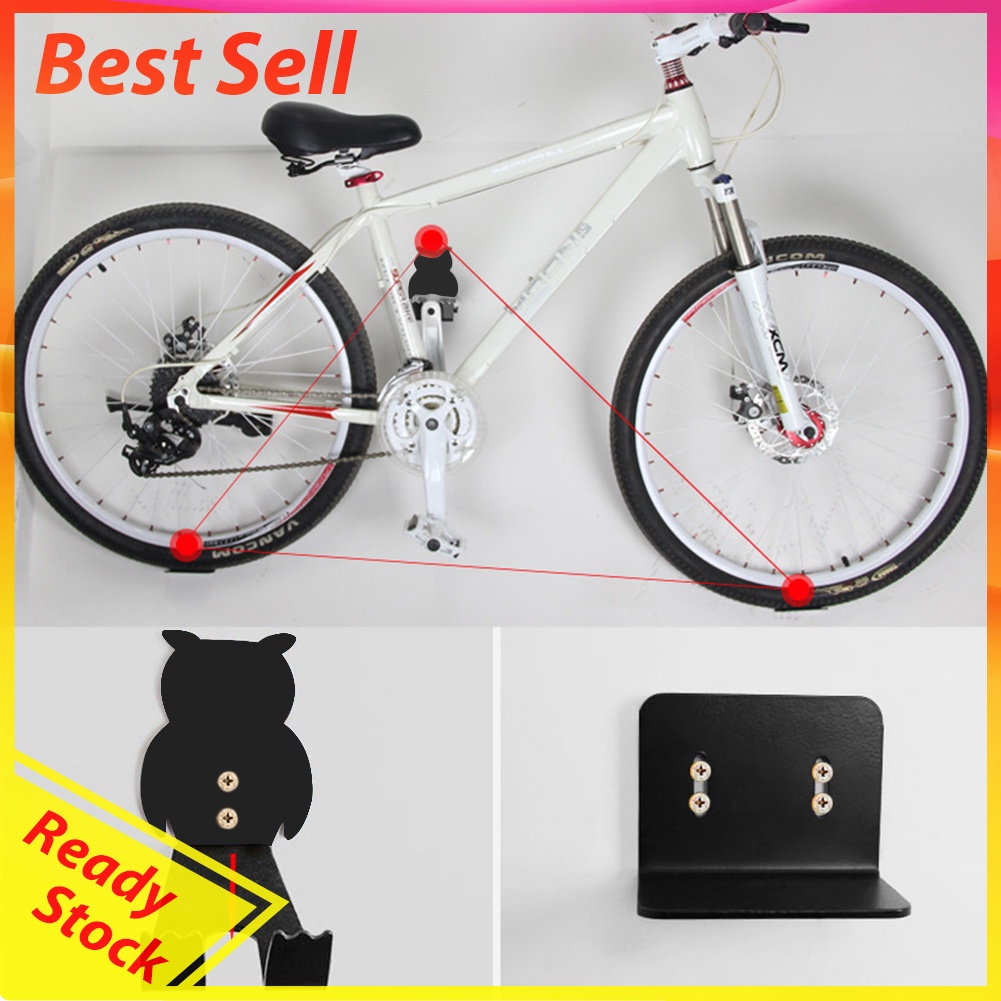 Owl Road Bicycle Storage Hanger Wall Mount Organizer Rack MTB Hanging Hook