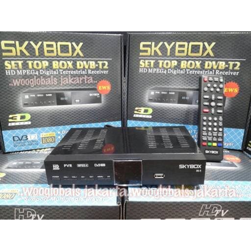 Dijual SKYBOX SET TOP BOX DVB SKYBOX HD MPEG4 DIGITAL TERRESTRIAL RECEIVER Diskon