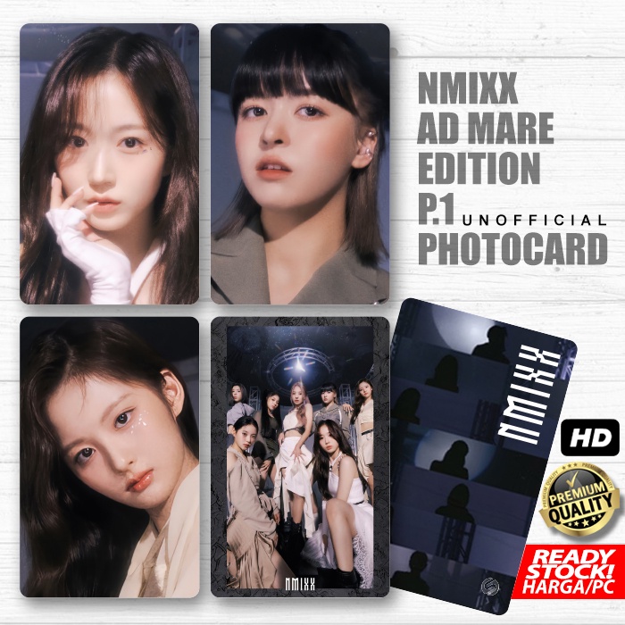 Photocard NMIXX Ad Mare Edition PT1 Kartu Koleksi KPOP Photo Card