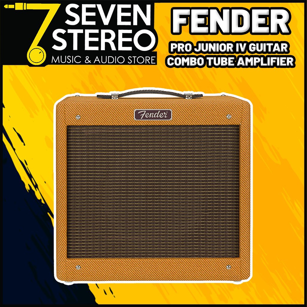 Fender Pro Junior IV Guitar Combo Tube Amplifier Lacquered Tweed 230V EU