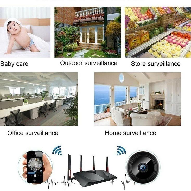 TERLARIS [ COD ] Mini WiFi IP Camera CCTV 1080P - A9 Kamera CCTV Wifi Kamera Pengintai CCTV mini CCT