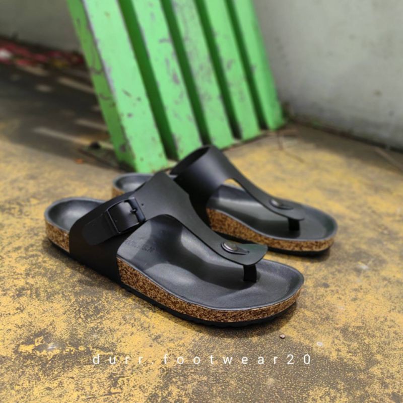 durr. 05 (dsps) Sandal Jepit Puyuh Pria Kulit , Sandal Durr footwear 20 Original, Sandal puyuh Pria