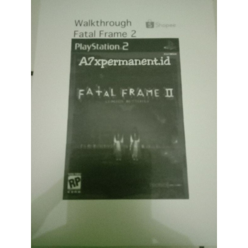 Walkthrough Fatal Frame 2 Crimson Butterfly