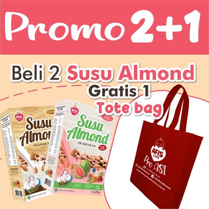 AFIS LIFE - SUSU ALMOND 200 GRAM / ASI BOOSTER