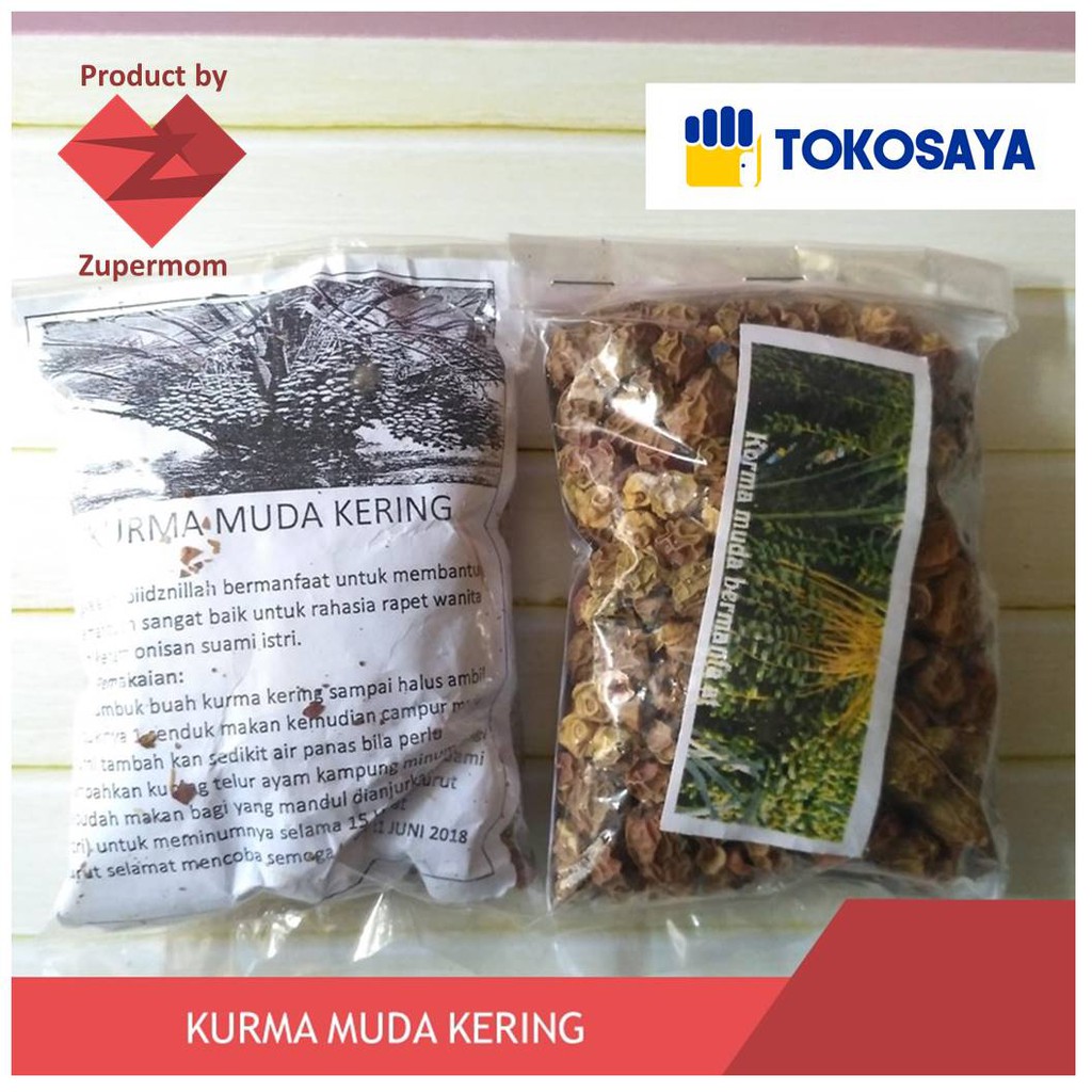 Kurma Muda Kering Promil Zupermom Program Hamil Indonesia