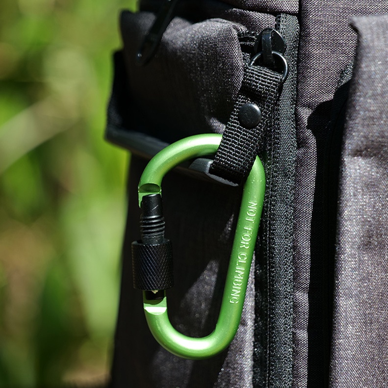 Carabiner Bentuk D Warna-Warni Untuk Mendaki Gunung / Camping / Outdoor