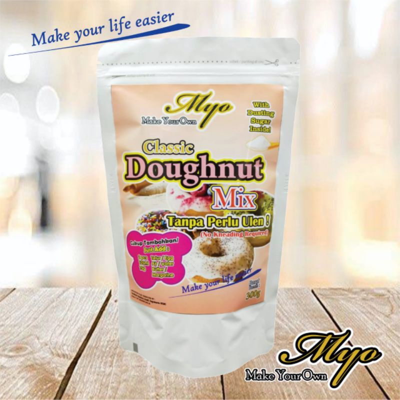 

Myo Tepung Premiks atau Tepung Instant siap pakai Donat/Donut
