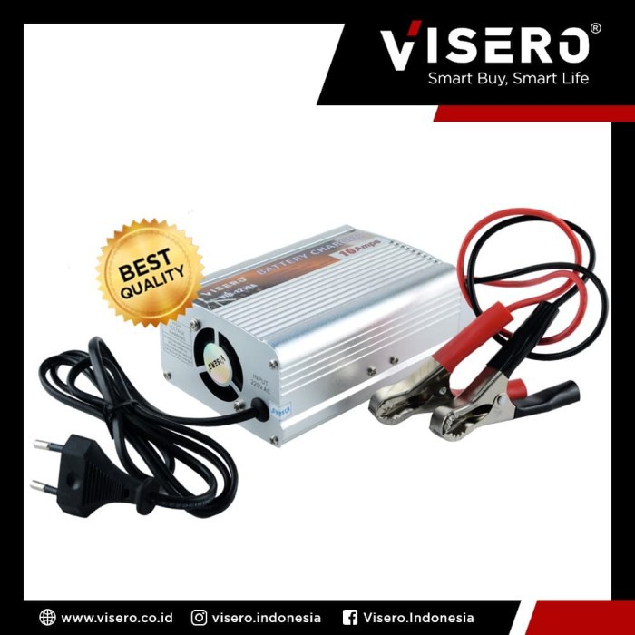 Battery Charger / Charger Aki 10A Visero (VIO-1210A)