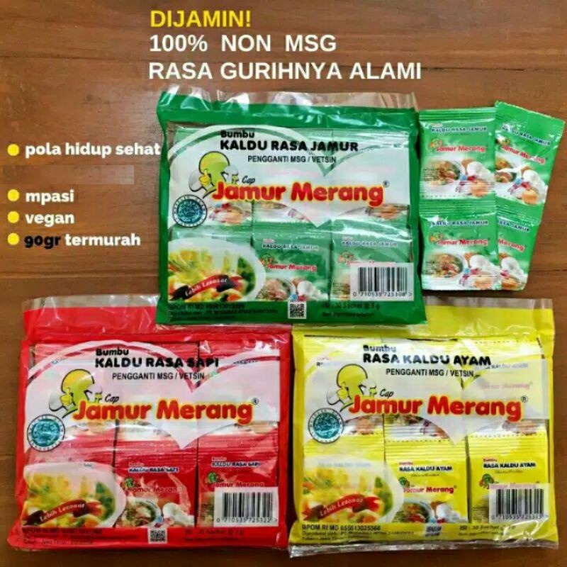 

kaldu jamur merang 10pcs Sachet