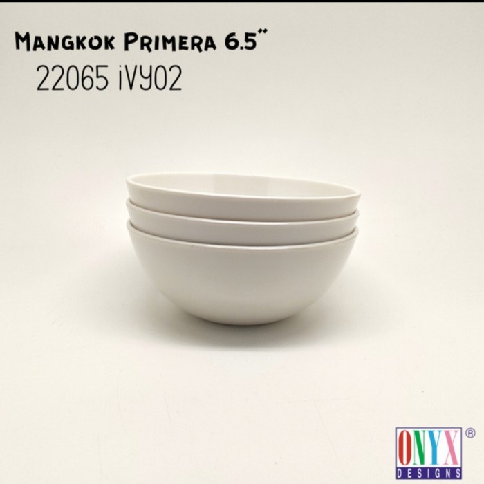 

Dijual Mangkok Onyx Asli 6.5 Ivory Mangkok Besar Putih Beras Melamin Primera Terbatas