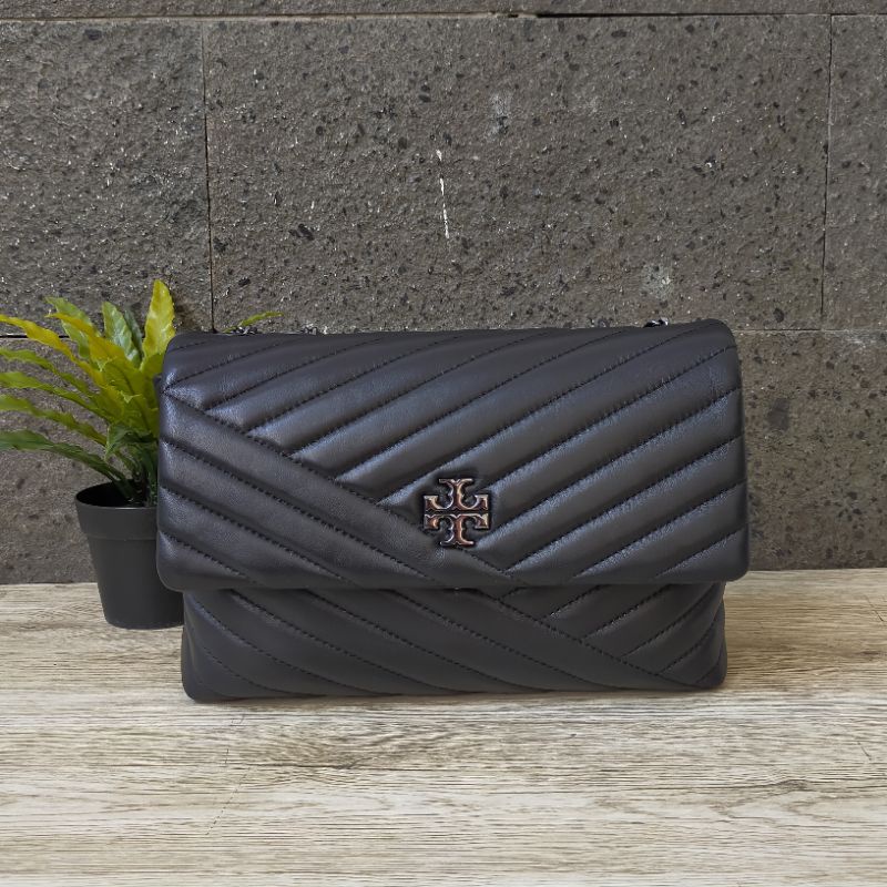 TAS WANITA TORYBUCH KIRA CHEVRON FLAP SHOULDER BAG