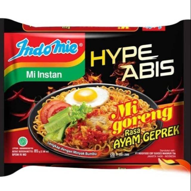 

Indomie hype abis