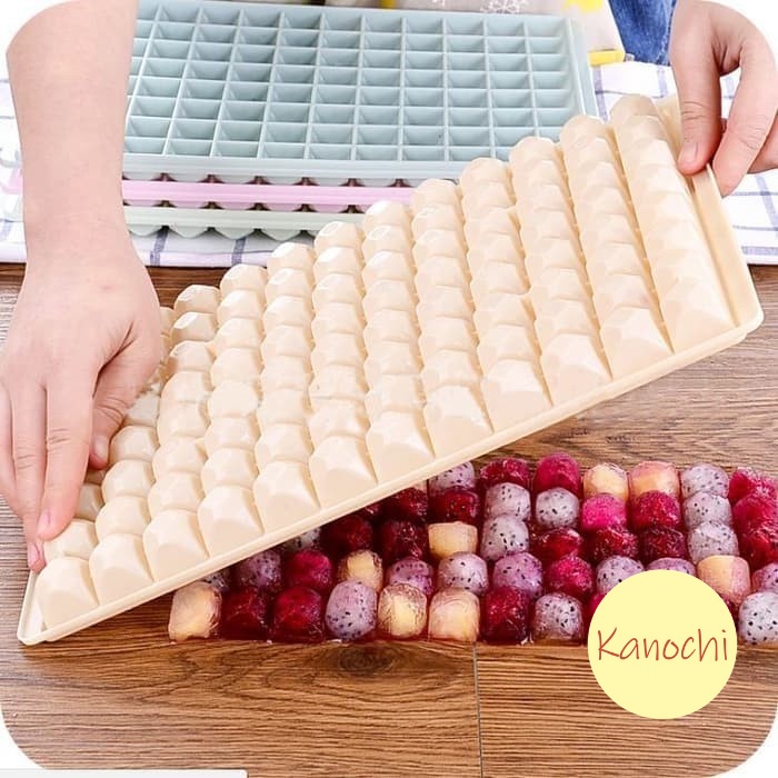 Cetakan Es Batu Kubus Kotak Diamon Jelly Agar Ice Cube Tray 96 Grid