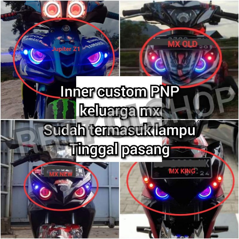 Inner dada kedok custom variasi senja sein lampu u7 sen jupiter mx old new king z1 ojmx njmx 135 150
