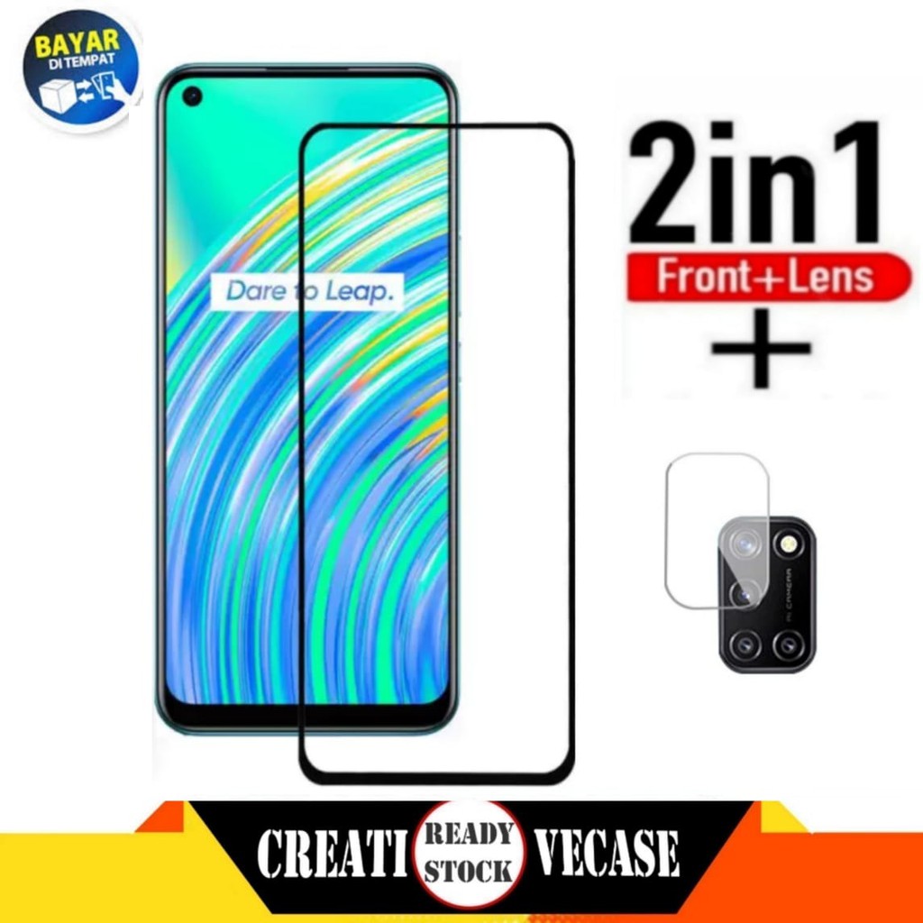 Tempered Glass Realme C17 Free Tempered Glass Camera