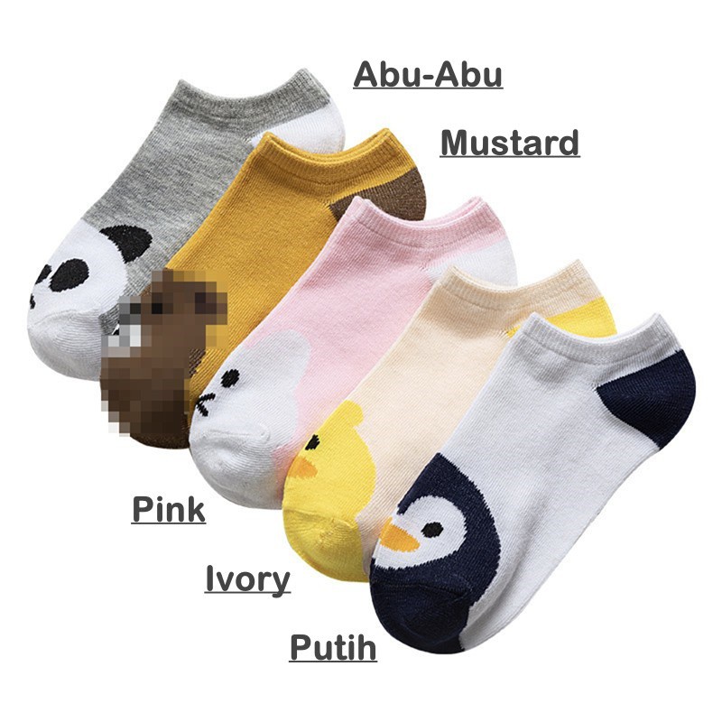 KAOS KAKI FASHION ANKLE SOCK MOTIF KUCING CAT HEWAN LUCU MURAH IMPORT CS012 CS027 (VC)