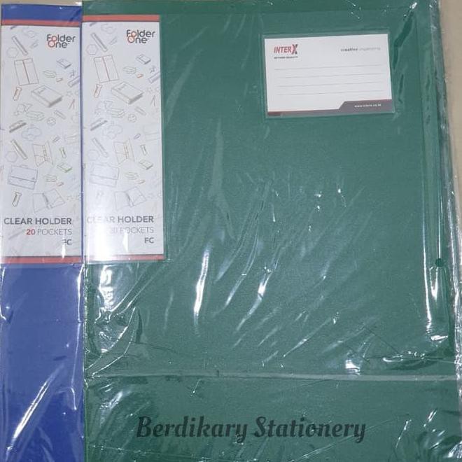 

Clear Holder 20 Lembar Folio / F4 Folder One Kode 133