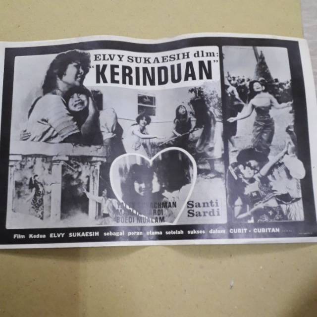 Flyer/Poster film Indonesia jaman dulu