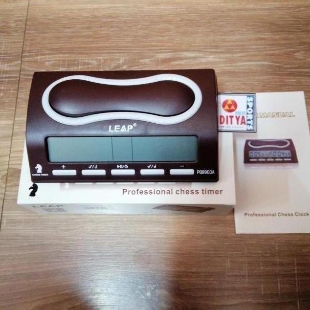 Promo Jam Catur Chess Clock Standar Percasi - Coklat Kecil Termurah