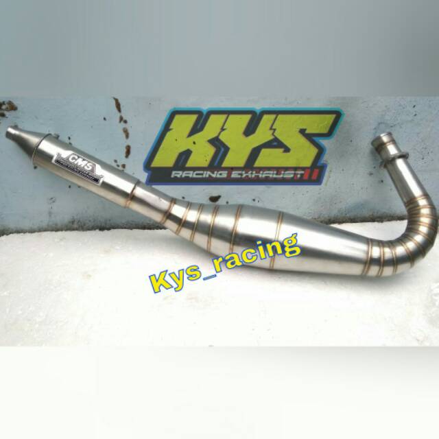 Knalpot racing CMS kolong telo RX-KING RX SPESIAL