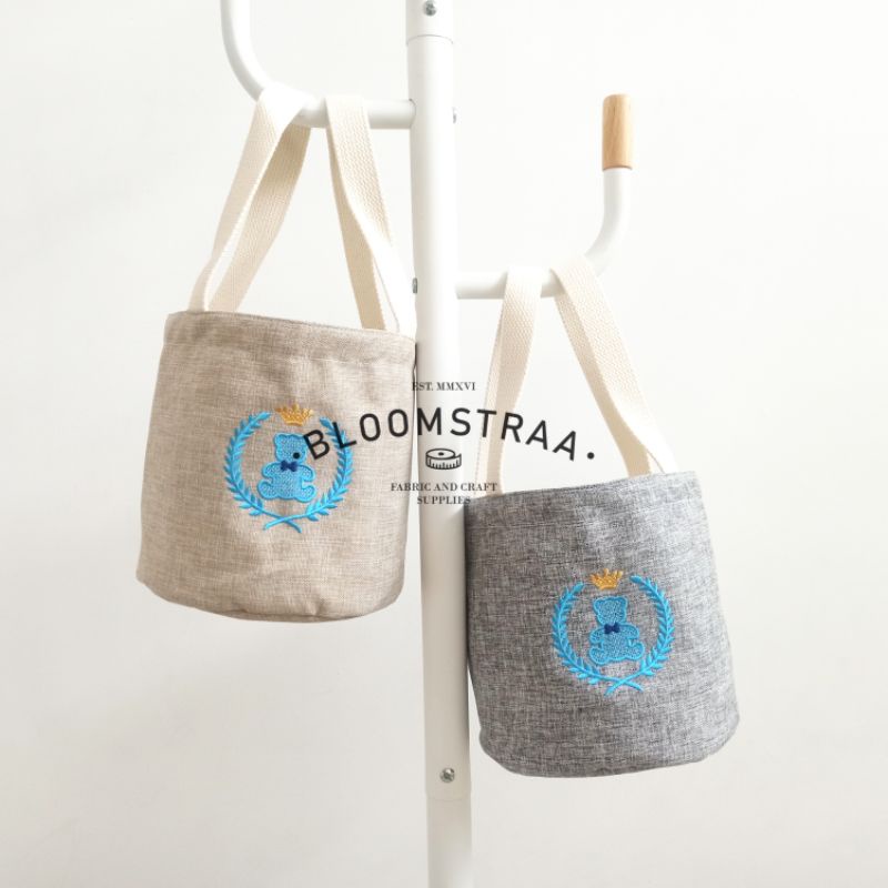 [BURNET] Sample Tas Hampers Bucket Bag Canvas Souvenir Bags Kanvas Satuan