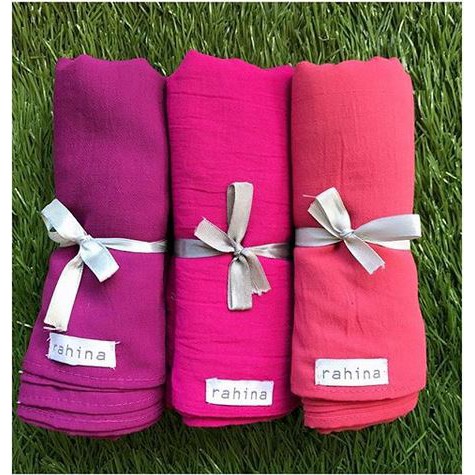 Pasmina Kulit Jeruk/ Pashmina Shawl Cotton Import Jilbab Kerudung Phasmina / Katun Rahina Tokomodeu