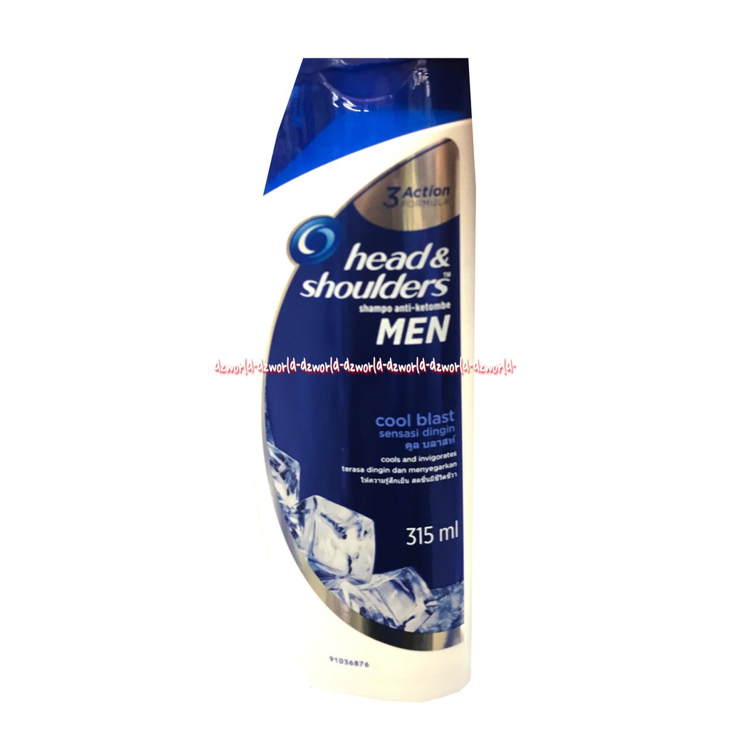 Head &amp; Shoulders Men Cool Blast 300ml Shampoo Anti Ketombe Shampo Pria Sampo Cowok