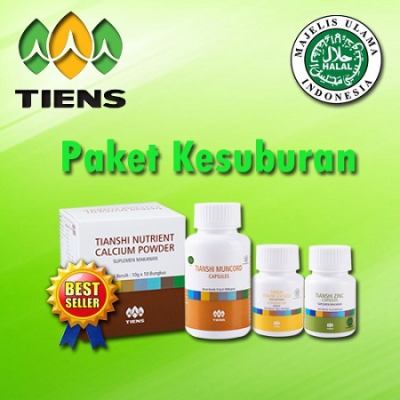 Tiens PAKET PROMIL MAMA | Muncord + Zinc + Kalsium + Vitaline | Promil