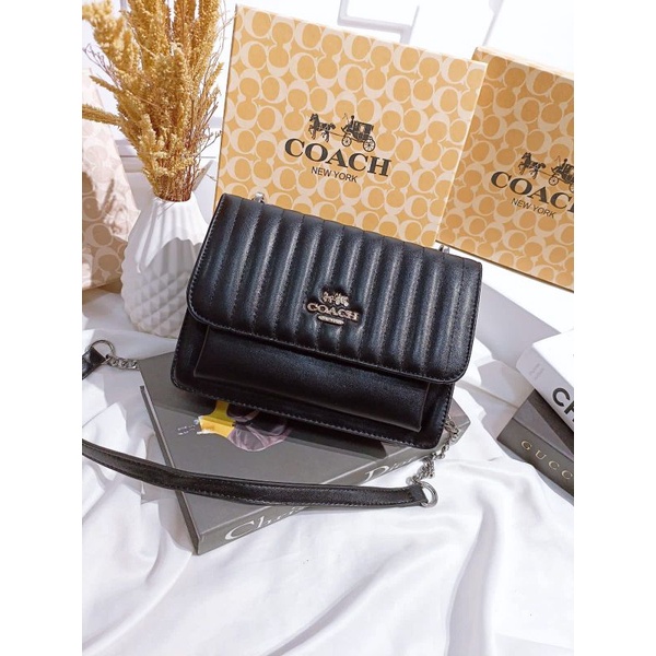 Coach Klare Plif Organ/Tas Wanita Coach Kekinian/Handbag Slingbag