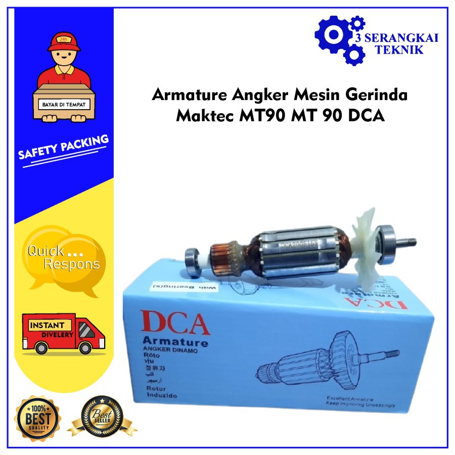 Armature Angker Mesin Gerinda Maktec MT90 MT 90 DCA