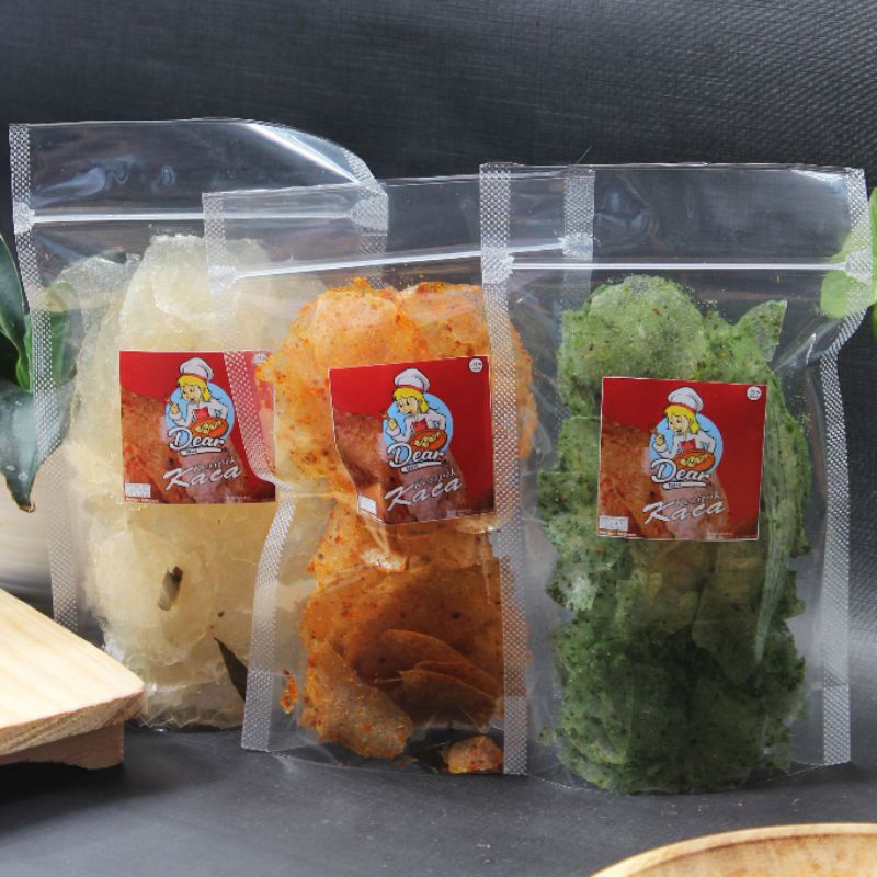 

Keripik Kaca / Kripik Beling / Keripca Pedas Rempah 50gram gr snack jajanan camilan murah