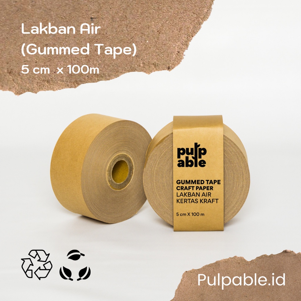 

Gummed tape / Lakban Air Paper Craft (5cm x 100m) Pulpable