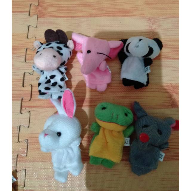Boneka jari Reject animal dan keluarga / boneka tangan