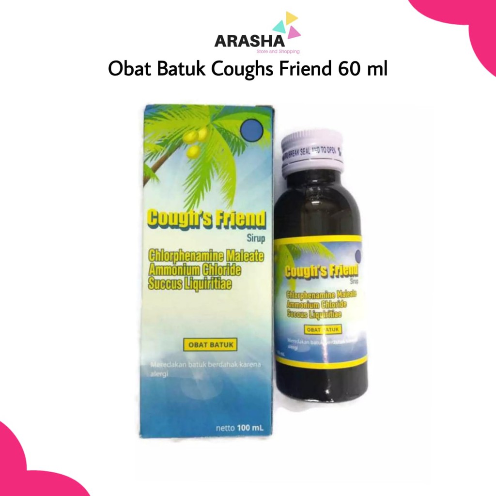 Obat Batuk Coughs Friend Sirup Cap Pohon Kelapa 100 Ml Shopee Indonesia