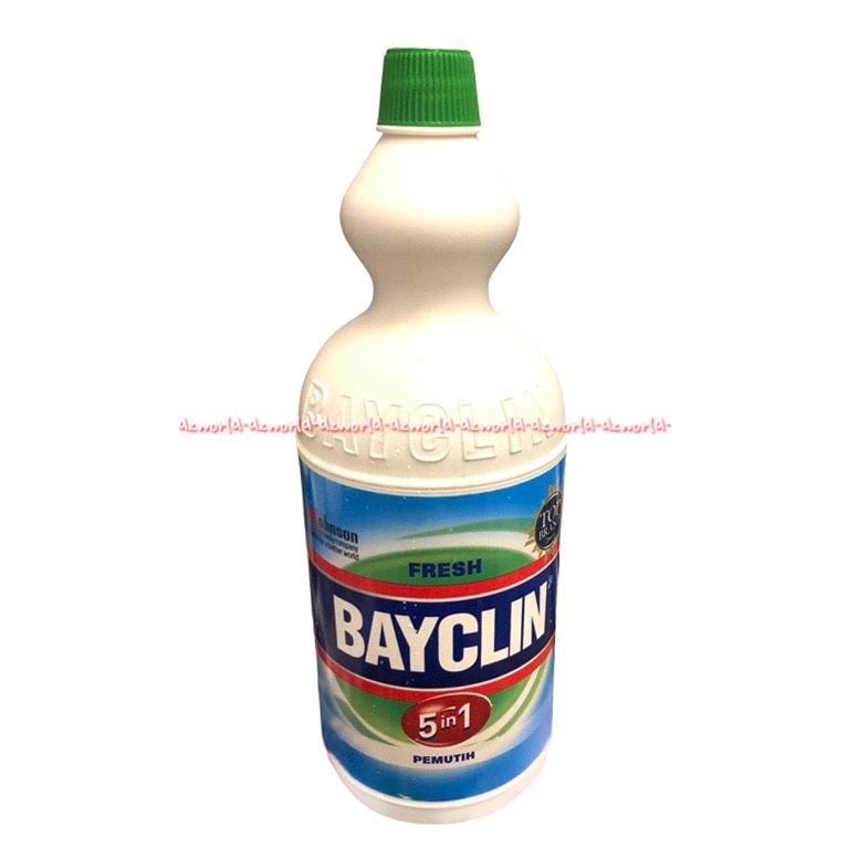 Bayclin 5in1 Pemutih Fresh Regular Cairan Pemutih Baju Pakaian 1000ml 1Liter Penghilang Noda Bay Clin