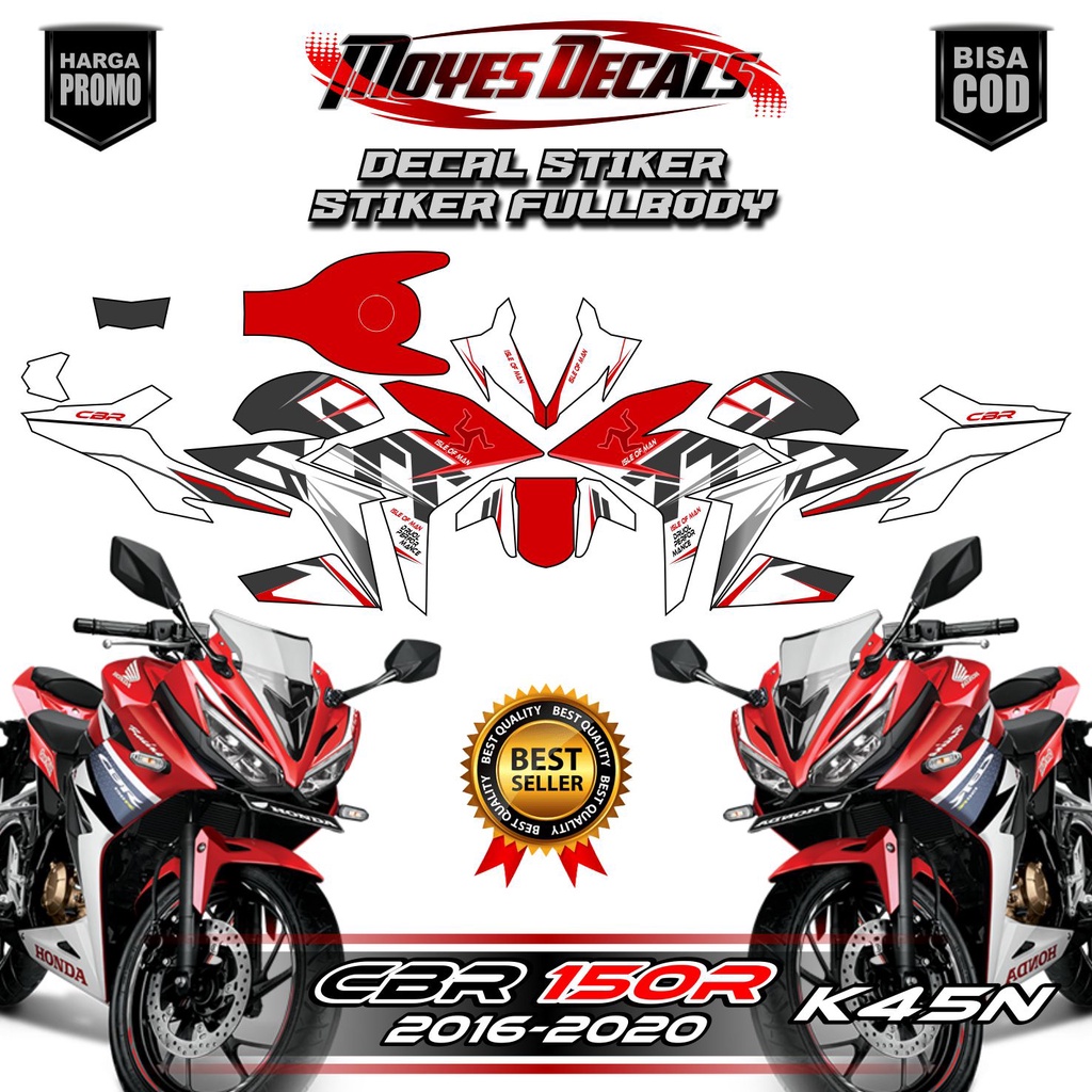 Decal Cbr150r 2016 / Decal Cbr 2017 / Decal Cbr150r Full Body