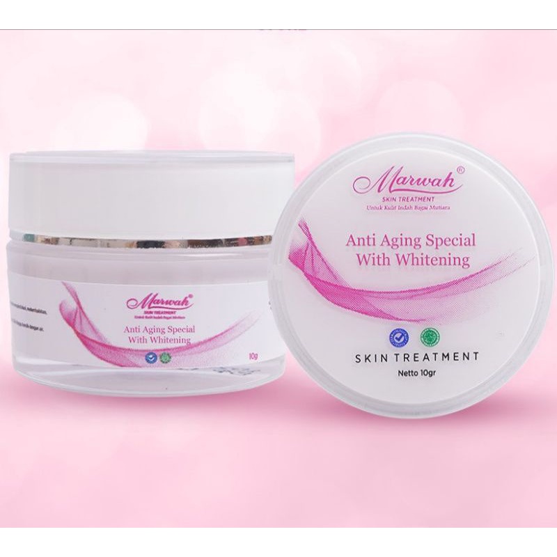 Marwah anti aging spesial with whitening/cream malam anti aging spesial