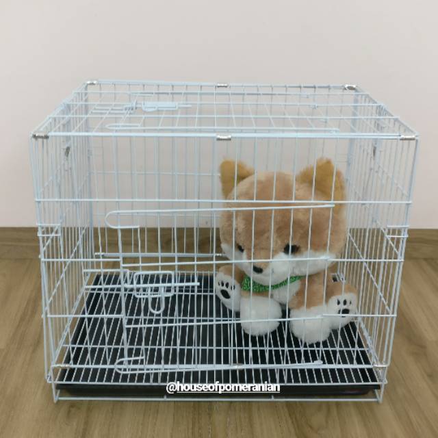 Kandang lipat besi anjing kucing kelinci / kandang besi pagar dog cat cage