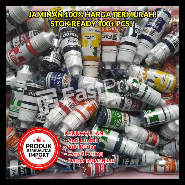 

Big Sale Tinta Stempel Flash Fast Print Warna Hijau (Green Ink) 10Ml Terbaru