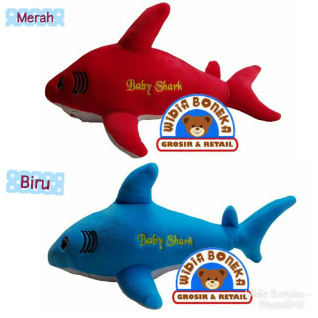 [ PROMO ] Boneka Baby Shark / Ikan Hiu 40 cm